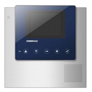 COMMAX CDV - 35U (Синий) Монитор цветного видеодомофона, 3.5&quot;, TFT LCD, PAL/NTSC, hands - free, накладное крепление, подключение 2 - х вызывных блоков, 2 - x мониторов и 2 - х трубок DP - 4VHP, вызов и 