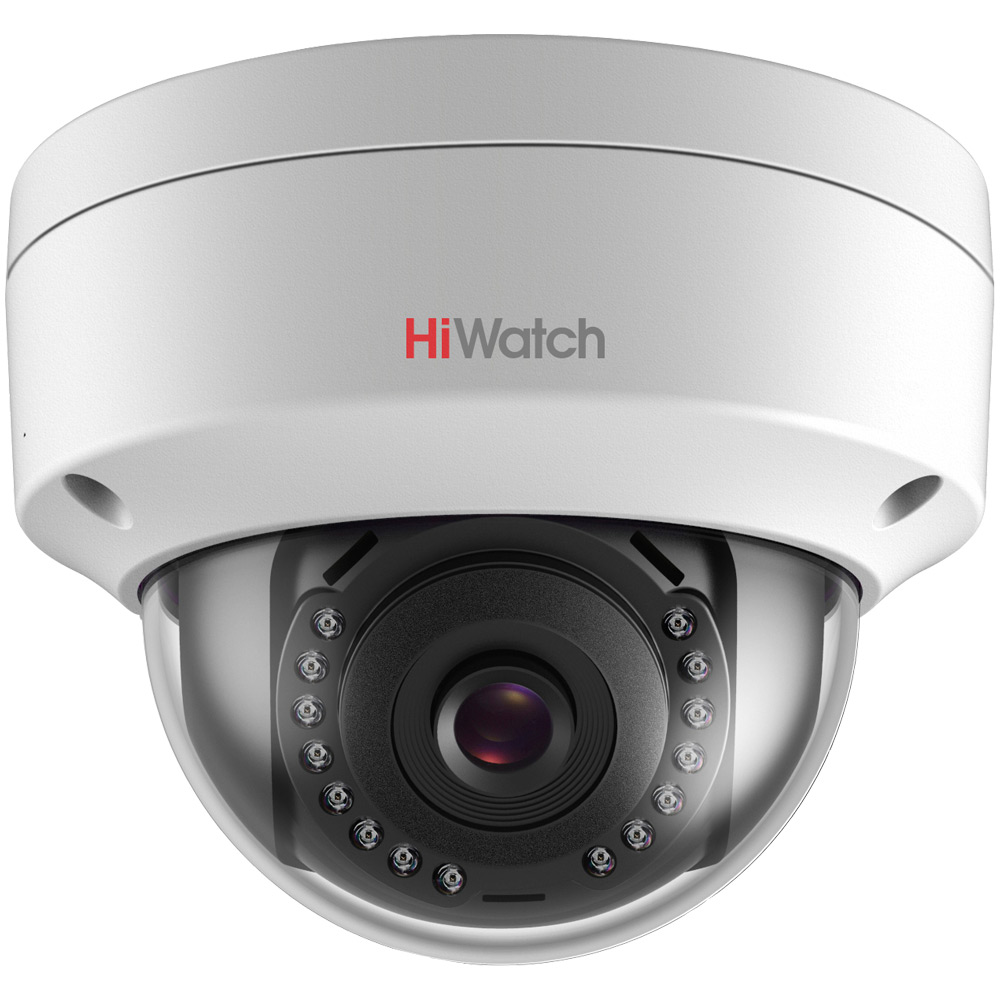 HiWatch DS - I202 (2.8 mm) - 2Мп уличная купольная мини IP - камера с ИК - подсветкой до 30м