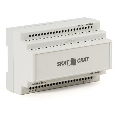 Бастион SKAT-12-6.0-DIN Источник вторичного электропитания резервированный.