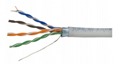 Кабель FTP 5E 4x2xAWG24 OUTDOOR ХЛ, холодостойкое исполнение, 305м, медь, test 100м, Eletec