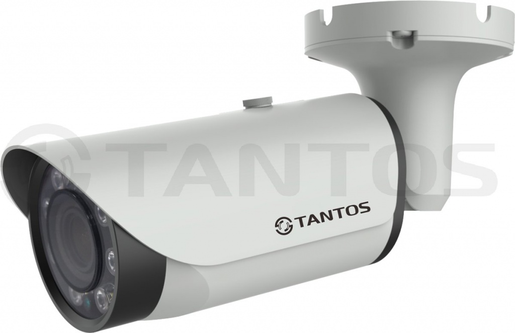 Tantos TSi-Pn425VPZ (2.8-12) 4Mp IP видеокамера уличная цилиндрическая с ИК подсветкой