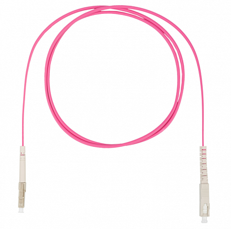 DATAREX LC-SC симплекс (simplex) OM4, нг(А)-HF, маджента, 7,0 м Шнур оптический коммутационный (патч-корд)