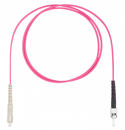 DATAREX SC-ST симплекс (simplex) OM4, нг(А)-HF, маджента, 15 м Шнур оптический коммутационный (патч-корд)