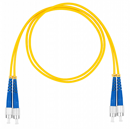 DATAREX FC-FC, дуплекс (duplex) OS2, нг(А)-HF, желтый, 20 м Шнур оптический коммутационный (патч-корд)