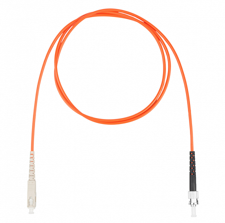 DATAREX SC-ST симплекс (simplex) OM2, нг(А)-HF, оранжевый, 1,0 м Шнур оптический коммутационный (патч-корд)