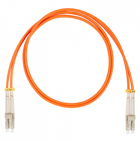 DATAREX LC-LC, дуплекс (duplex) OM2, нг(А)-HF, оранжевый, 2,0 м Шнур оптический коммутационный (патч-корд)