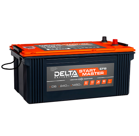 DELTA START MASTER EFB TRUCK Ah 240 L3 стартерная аккумуляторная батарея
