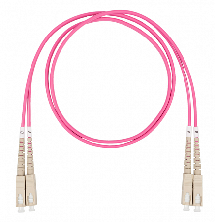 DATAREX SC-SC, дуплекс (duplex) OM4, нг(А)-HF, маджента, 15 м Шнур оптический коммутационный (патч-корд)