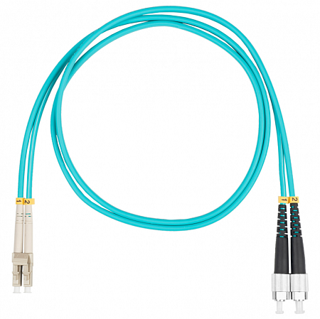 DATAREX LC-FC, дуплекс (duplex) OM3, нг(А)-HF, бирюзовый, 7,0 м Шнур оптический коммутационный (патч-корд)
