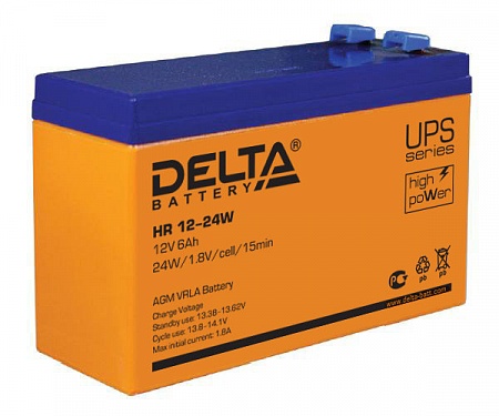 Deltа HR 12-24W Аккумулятор, 12V, 24W