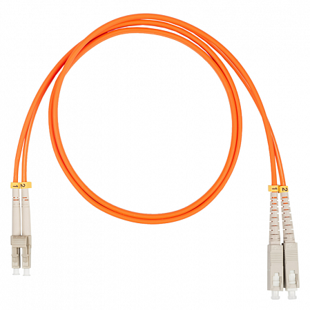 DATAREX LC-SC, дуплекс (duplex) OM2, нг(А)-HF, оранжевый, 5,0 м Шнур оптический коммутационный (патч-корд)