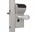 Locinox LFKQ40X1LCR-SILV FREE VINCI - накладной механический кодовый замок с контролем входа и свободным выходом под квадратный профиль 40 до 60 мм, цвет SILV, 3006CR - Пара ручек из алюминия (Free Exit)