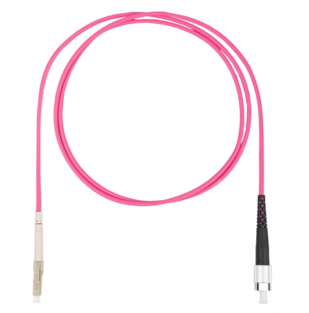 DATAREX LC-FC симплекс (simplex) OM4, нг(А)-HF, маджента, 1,0 м Шнур оптический коммутационный (патч-корд)
