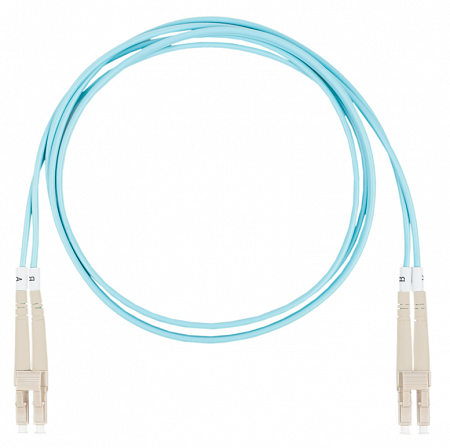 DATAREX LC-LC, дуплекс (duplex) OM3, нг(А)-HF, бирюзовый, 7,0 м Шнур оптический коммутационный (патч-корд)