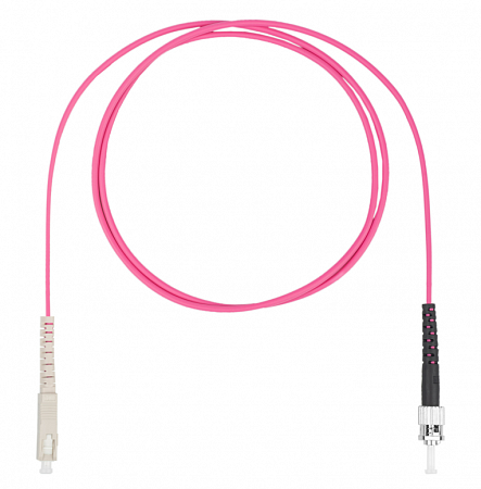 DATAREX SC-ST симплекс (simplex) OM4, нг(А)-HF, маджента, 0,5 м Шнур оптический коммутационный (патч-корд)