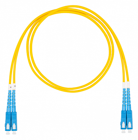 DATAREX SC-SC, дуплекс (duplex) OS2, нг(А)-HF, желтый, 20 м Шнур оптический коммутационный (патч-корд)