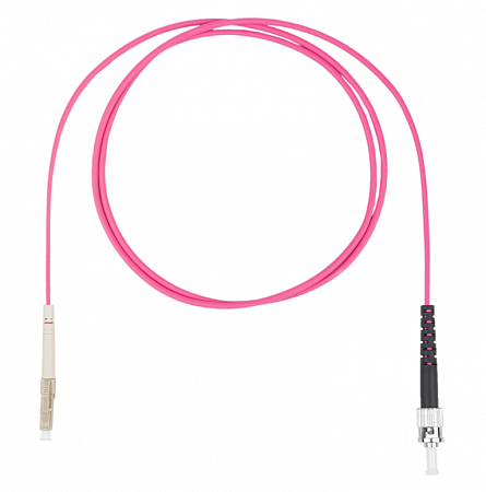 DATAREX LC-ST симплекс (simplex) OM4, нг(А)-HF, маджента, 1,5 м Шнур оптический коммутационный (патч-корд)