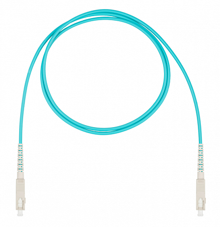DATAREX SC-SC симплекс (simplex) OM3, нг(А)-HF, бирюзовый, 15 м Шнур оптический коммутационный (патч-корд)