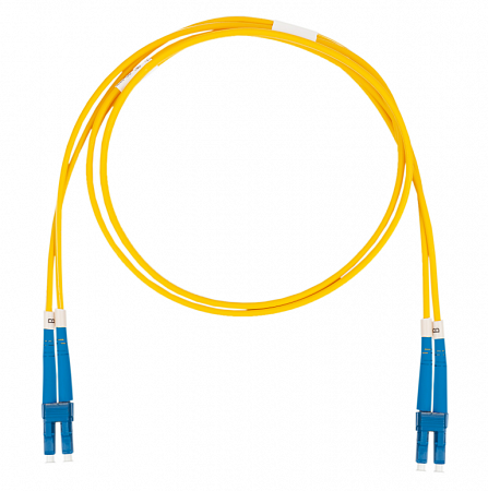 DATAREX LC-LC, дуплекс (duplex) OS2, нг(А)-HF, желтый, 1,5 м Шнур оптический коммутационный (патч-корд)