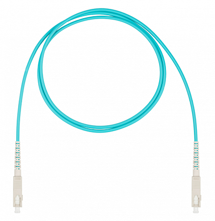 DATAREX SC-SC симплекс (simplex) OM3, нг(А)-HF, бирюзовый, 20 м Шнур оптический коммутационный (патч-корд)