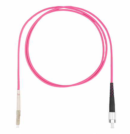 DATAREX LC-FC симплекс (simplex) OM4, нг(А)-HF, маджента, 0,5 м Шнур оптический коммутационный (патч-корд)