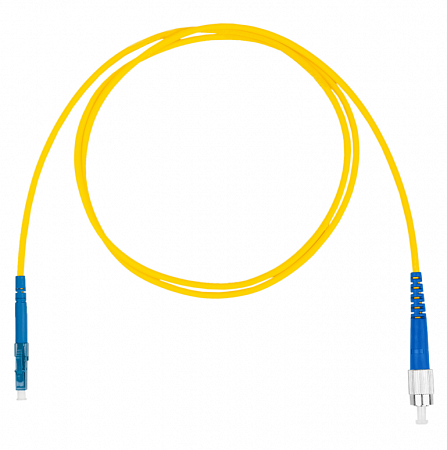 DATAREX LC-FC симплекс (simplex) OS2, нг(А)-HF, желтый, 3,0 м Шнур оптический коммутационный (патч-корд)