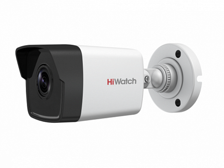 HiWatch DS-I200(B) (4) 2Mp Уличная цилиндрическая IP-видеокамера, 1/2.8'' Progressive Scan CMOS, 83.6°, ИК-фильтр, 0.01Лк@F1.2, H.264/H.264+/MJPEG/DWDR/ROI/3D DNR/коридорный режим/BLC/Smart ИК, 32кб/с-2Мб/с, EXIR-подсветка до 30м, DC12V±25%/Poe, 6.5Вт, -4