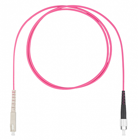 DATAREX SC-FC симплекс (simplex) OM4, нг(А)-HF, маджента, 5,0 м Шнур оптический коммутационный (патч-корд)