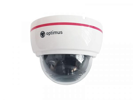 Optimus AHD-H022.1(2.8-12)E_V.2 2Mp с ИК-подсветкой до 20м Купольная AHD-видеокамера