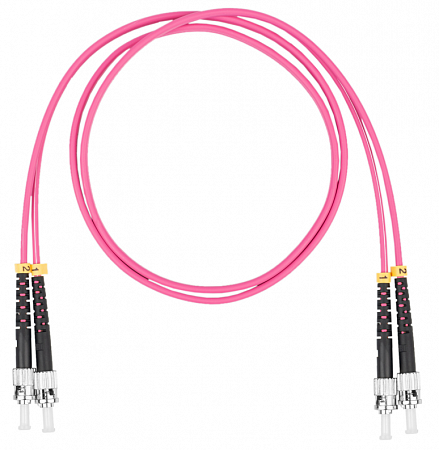 DATAREX ST-ST, дуплекс (duplex) OM4, нг(А)-HF, маджента, 7,0 м Шнур оптический коммутационный (патч-корд)