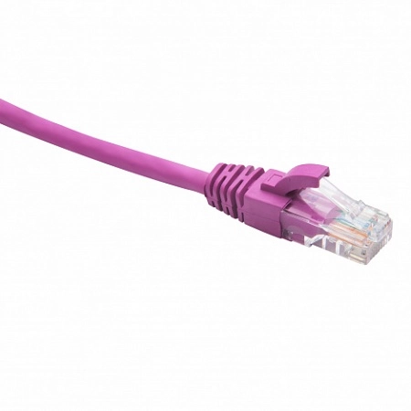 RJ45-RJ45 U/UTP Cat.5e LSZH нг(А)-HF (DR-181720), Патч-корд (коммутационный шнур), 10м, маджента