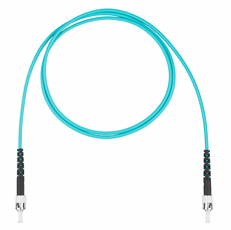 DATAREX ST-ST симплекс (simplex) OM3, нг(А)-HF, бирюзовый, 0,5 м Шнур оптический коммутационный (патч-корд)