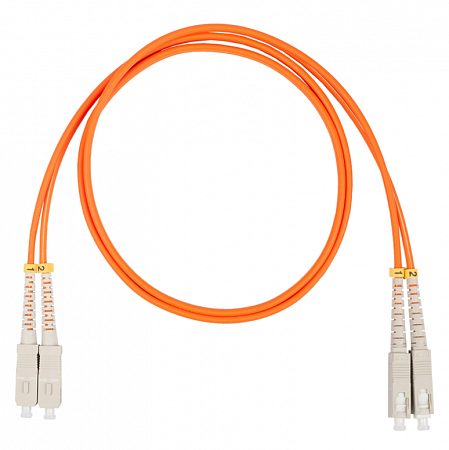 DATAREX SC-SC, дуплекс (duplex) OM2, нг(А)-HF, оранжевый, 1,5 м Шнур оптический коммутационный (патч-корд)