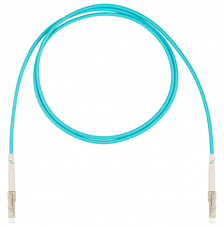 DATAREX LC-LC симплекс (simplex) OM3, нг(А)-HF, бирюзовый, 1,5 м Шнур оптический коммутационный (патч-корд)