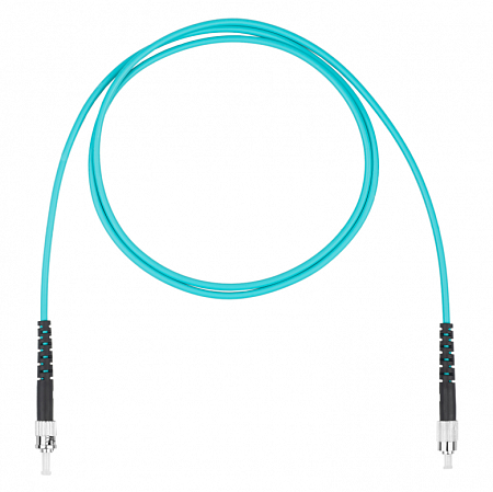 DATAREX FC-ST симплекс (simplex) OM3, нг(А)-HF, бирюзовый, 10 м Шнур оптический коммутационный (патч-корд)