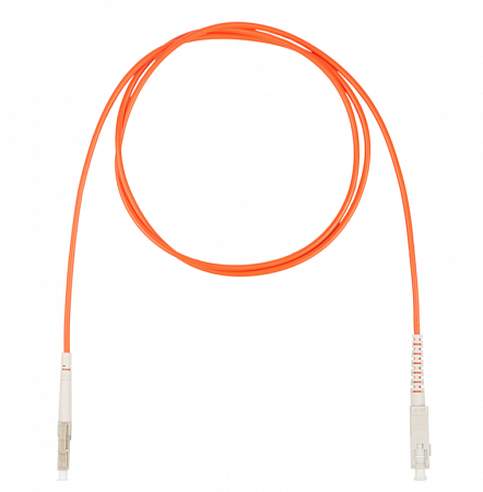 DATAREX LC-SC симплекс (simplex) OM2, нг(А)-HF, оранжевый, 1,0 м Шнур оптический коммутационный (патч-корд)