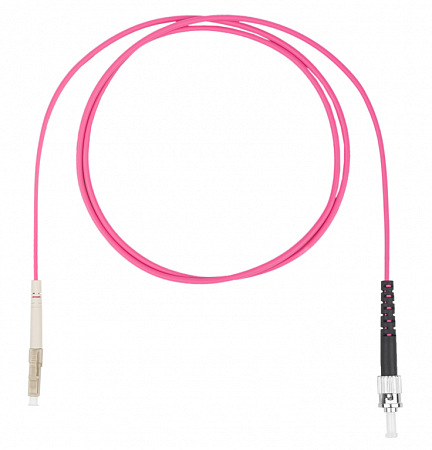 DATAREX LC-ST симплекс (simplex) OM4, нг(А)-HF, маджента, 1,0 м Шнур оптический коммутационный (патч-корд)