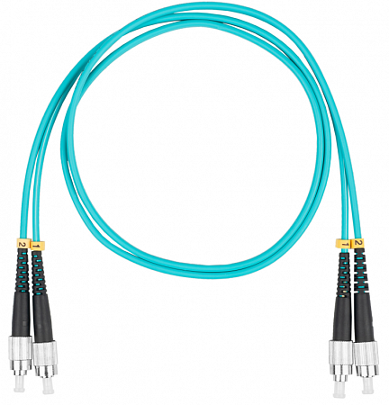 DATAREX FC-FC, дуплекс (duplex) OM3, нг(А)-HF, бирюзовый, 7,0 м Шнур оптический коммутационный (патч-корд)