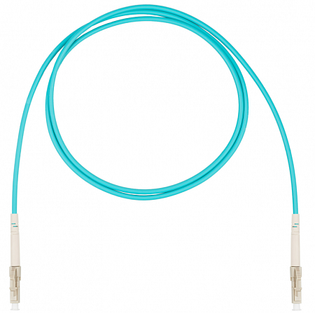 DATAREX LC-LC симплекс (simplex) OM3, нг(А)-HF, бирюзовый, 1,0 м Шнур оптический коммутационный (патч-корд)