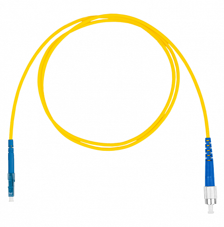 DATAREX LC-FC симплекс (simplex) OS2, нг(А)-HF, желтый, 2,0 м Шнур оптический коммутационный (патч-корд)