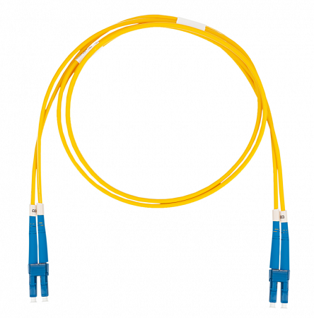 DATAREX LC-LC, дуплекс (duplex) OS2, нг(А)-HF, желтый, 5,0 м Шнур оптический коммутационный (патч-корд)