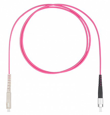 DATAREX SC-FC симплекс (simplex) OM4, нг(А)-HF, маджента, 2,0 м Шнур оптический коммутационный (патч-корд)