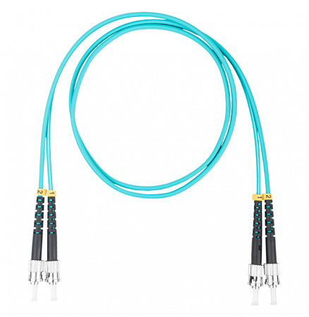 DATAREX ST-ST, дуплекс (duplex) OM3, нг(А)-HF, бирюзовый, 7,0 м Шнур оптический коммутационный (патч-корд)