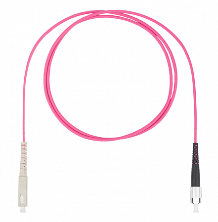 DATAREX SC-FC симплекс (simplex) OM4, нг(А)-HF, маджента, 20 м. Шнур оптический коммутационный (патч-корд)
