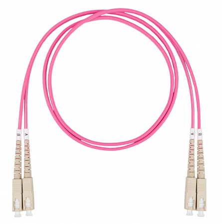 DATAREX SC-SC, дуплекс (duplex) OM4, нг(А)-HF, маджента, 3,0 м Шнур оптический коммутационный (патч-корд)