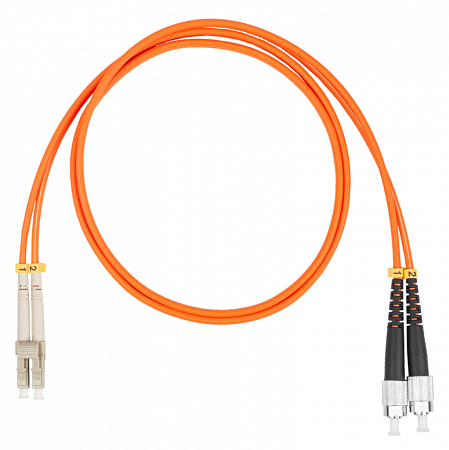 DATAREX LC-FC, дуплекс (duplex) OM2, нг(А)-HF, оранжевый, 1,5 м Шнур оптический коммутационный (патч-корд)