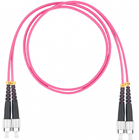 DATAREX FC-FC, дуплекс (duplex) OM4, нг(А)-HF, маджента, 2,0 м Шнур оптический коммутационный (патч-корд)