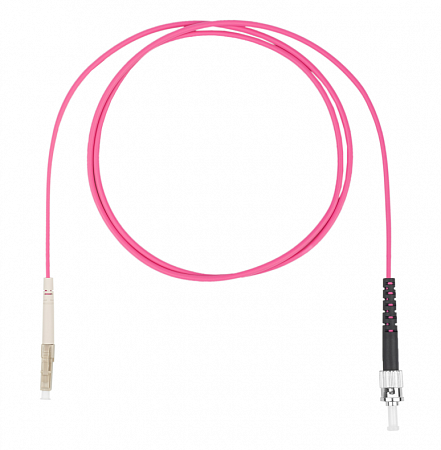 DATAREX LC-ST симплекс (simplex) OM4, нг(А)-HF, маджента, 0,5 м Шнур оптический коммутационный (патч-корд)
