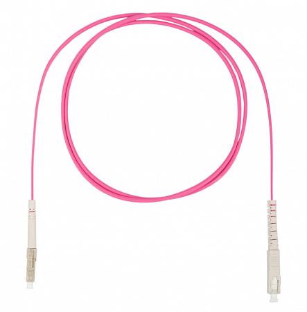 DATAREX LC-SC симплекс (simplex) OM4, нг(А)-HF, маджента, 2,0 м Шнур оптический коммутационный (патч-корд)