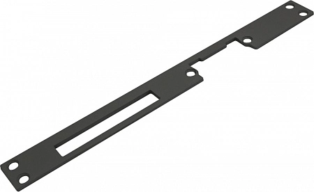 G Панель длинная лицевая для монтажа к дверной раме, окрашенная сталь, 25x250x3, серый